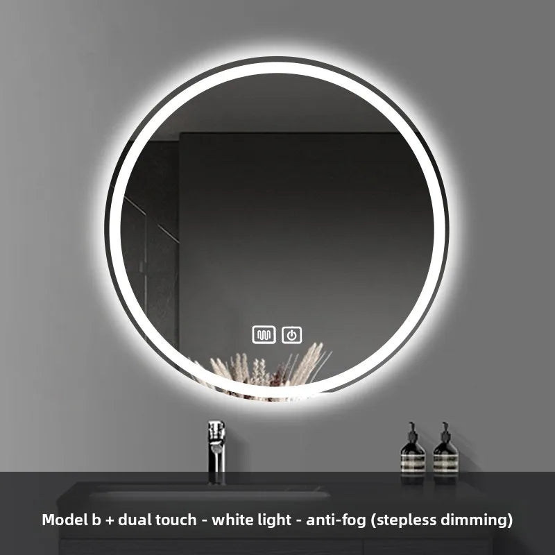 Smart Anti-Fog Round Vanity Mirror