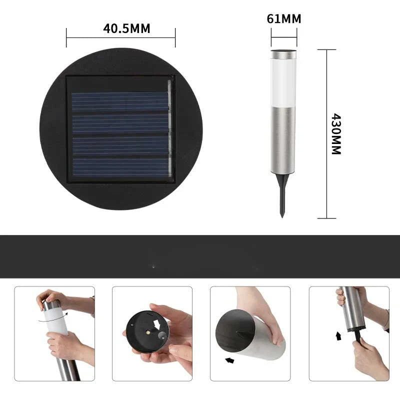 Stainless Steel Solar Path Light