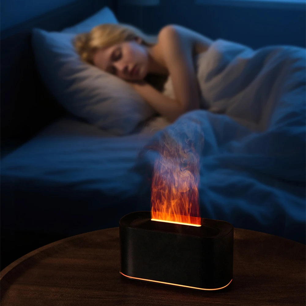 Aromatherapy Diffuser with Flame Effect, Essential Oil Diffuser