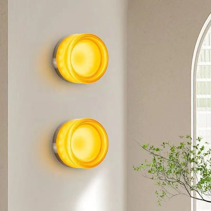 Round Acrylic LED Wall Sconce