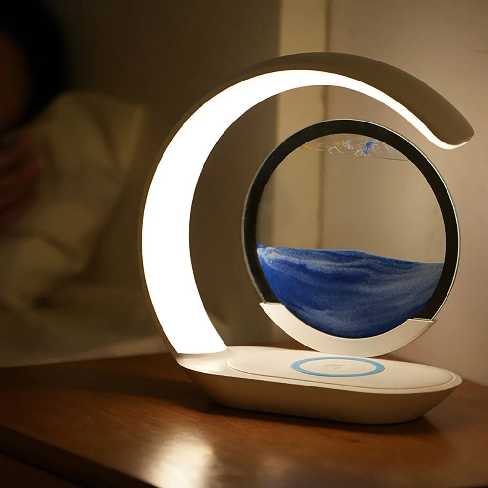 Quicksand Wireless Charging Table Lamp