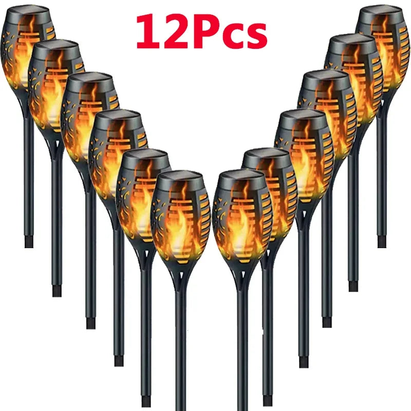 Solar Flame Torch Lights