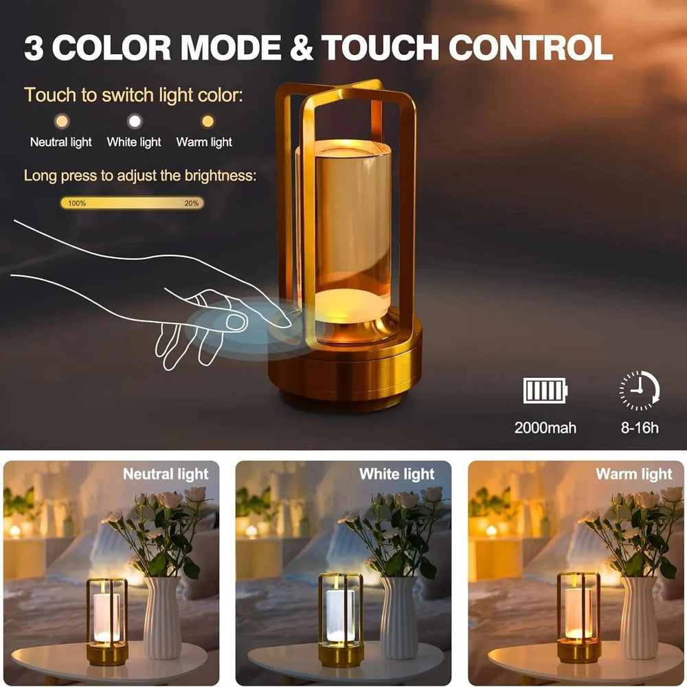 Cordless LED Atmosphere Table Lamp