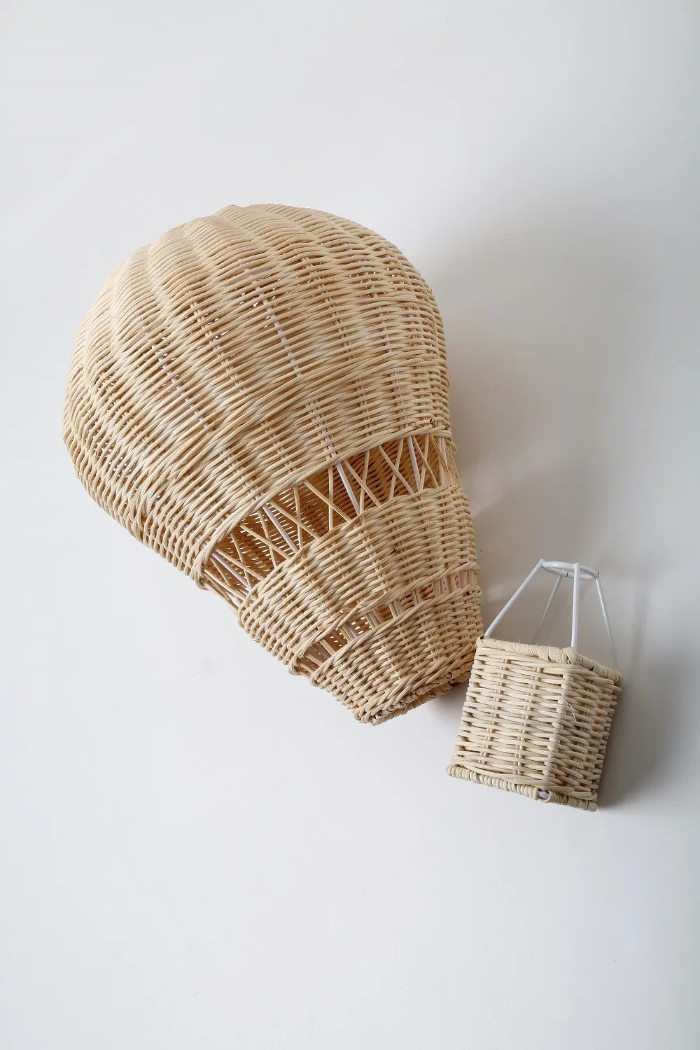 Rattan Hot Air Balloon Decor Hand-woven Wall Hanging Decor