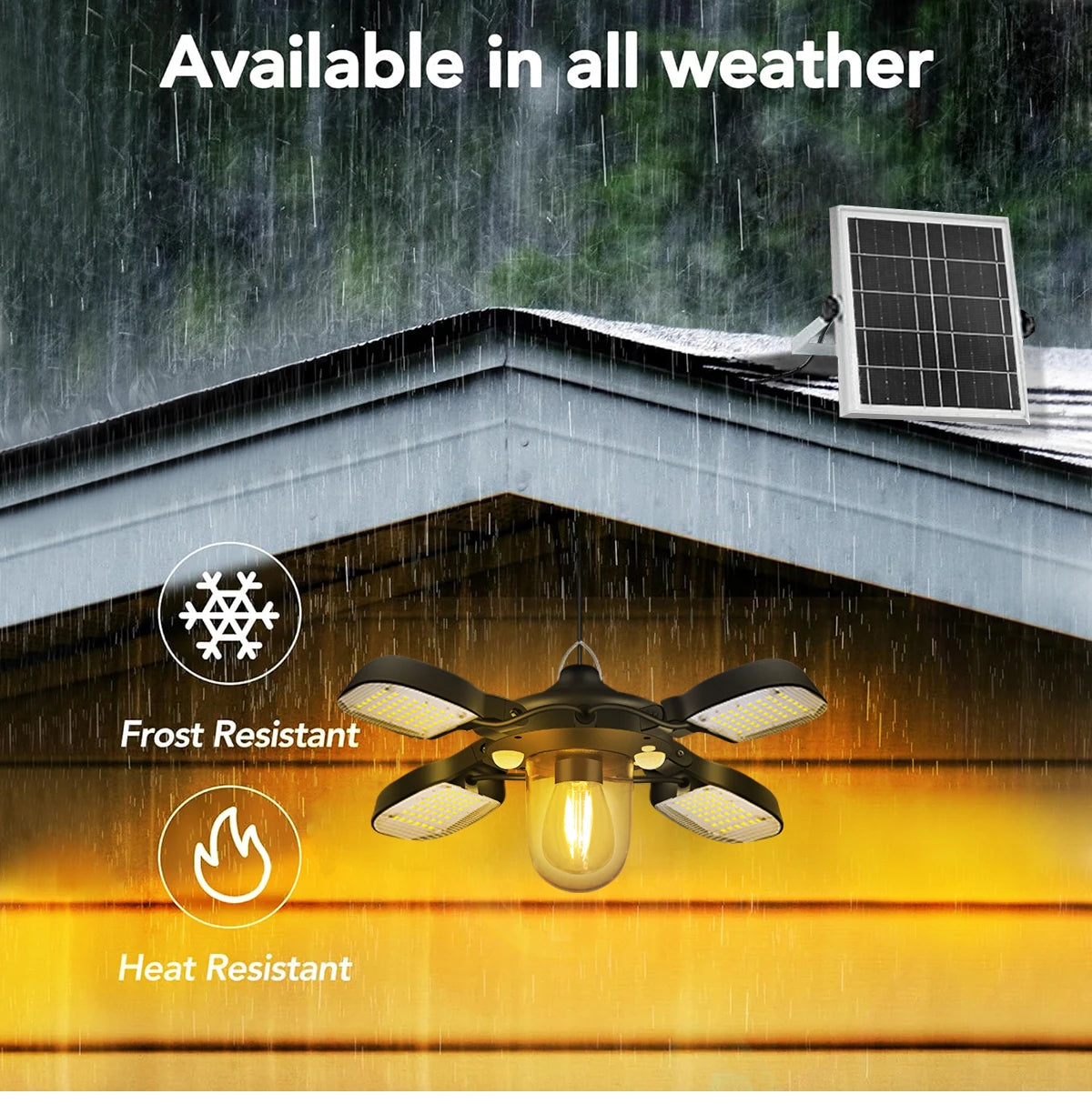 192led Solar Powered Barn Light Solar Shed Light