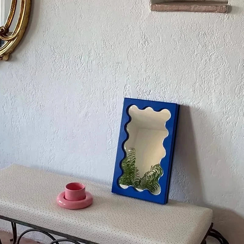 Rectangular Solid Wood Wall Mirror
