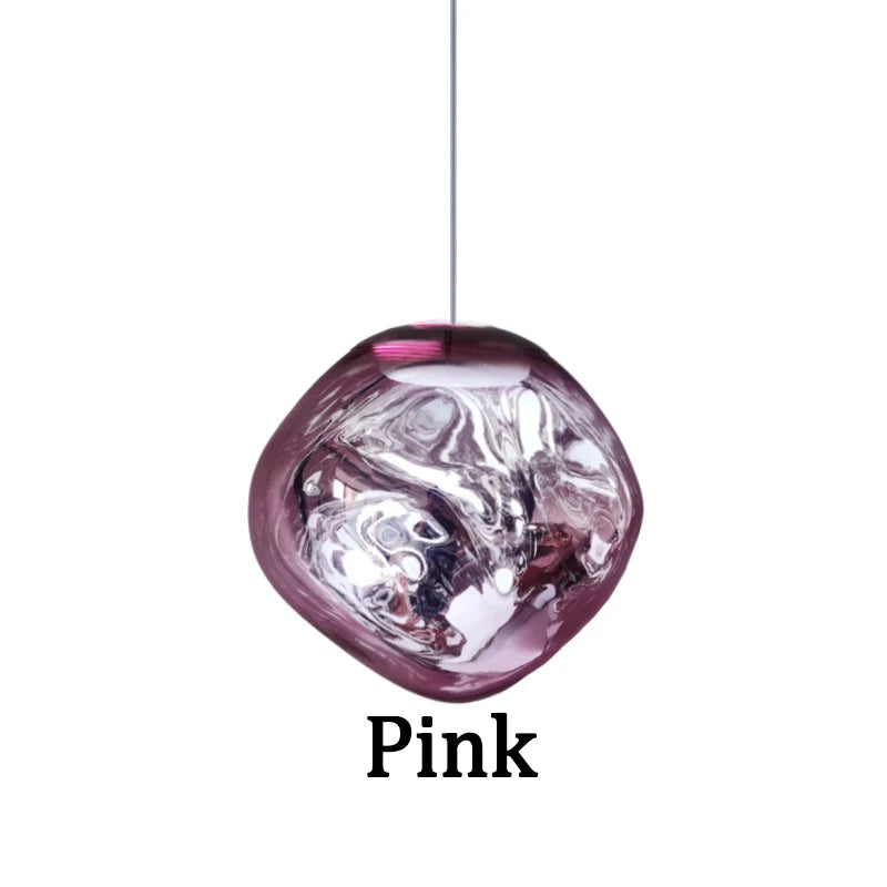 Modern Lava Ripple LED Chandelier