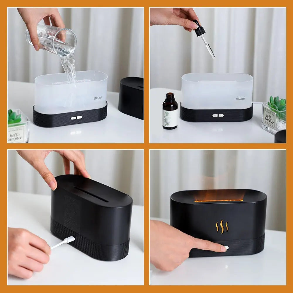 Perfume Humidifier Ultrasonic Air Humidifier With LED