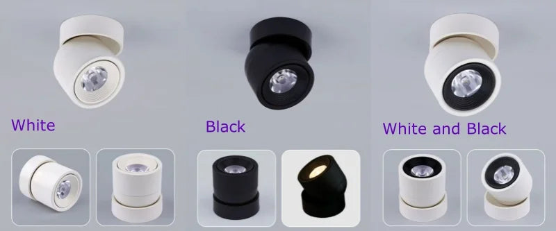 Rotatable Anti Glare Surface Mount Spotlight