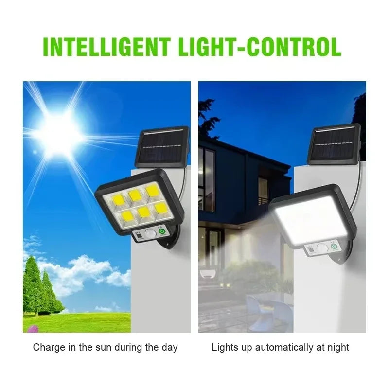 COB Solar Split Wall Light