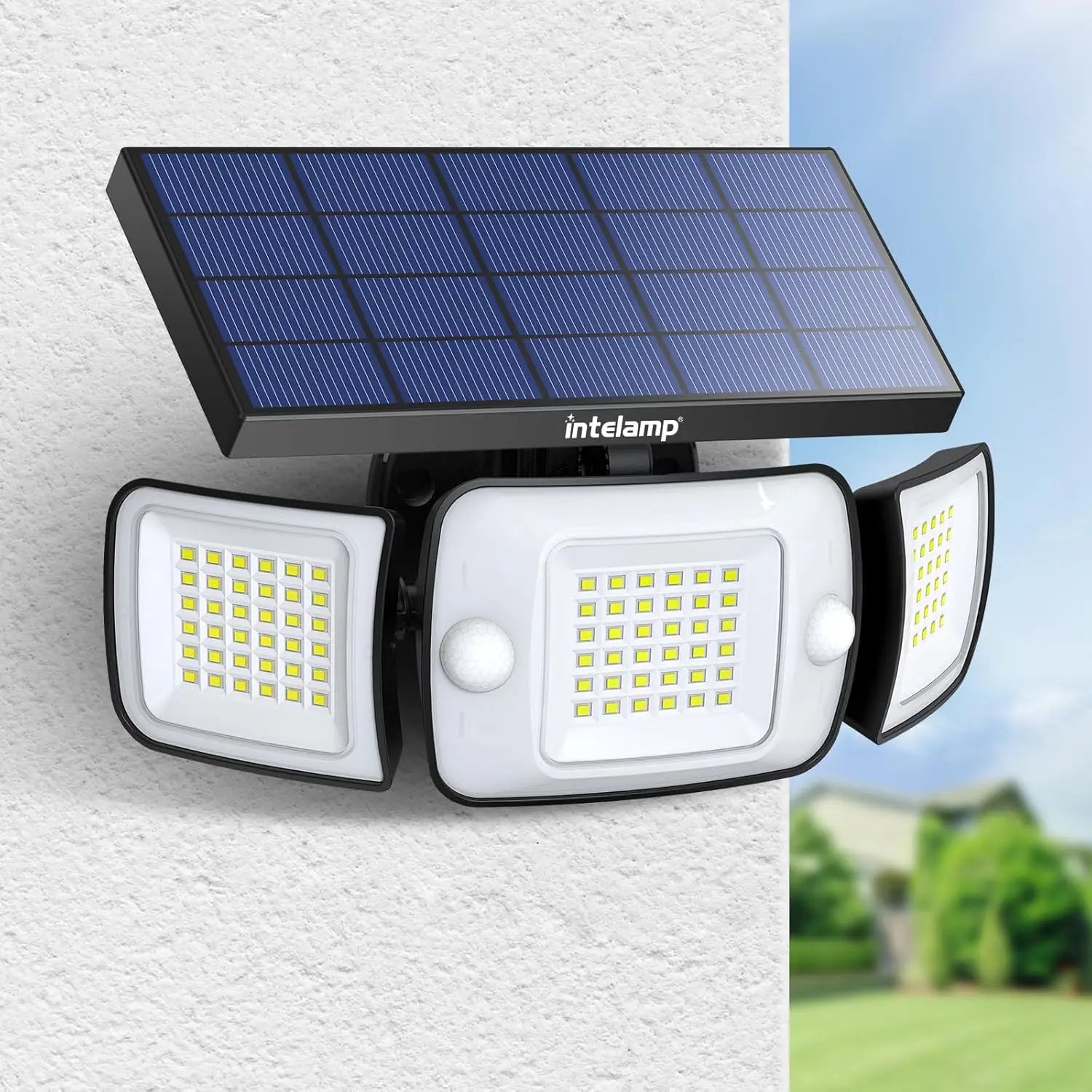 Solar Security Flood Light With Motion Sensor