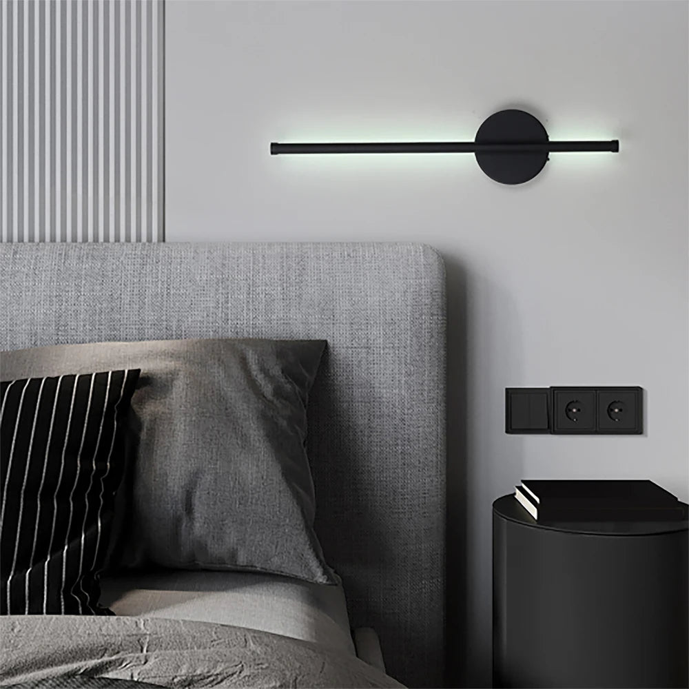 LED Rechargeable Wall Light Installation Free Wall Sconce 1PC 50CM