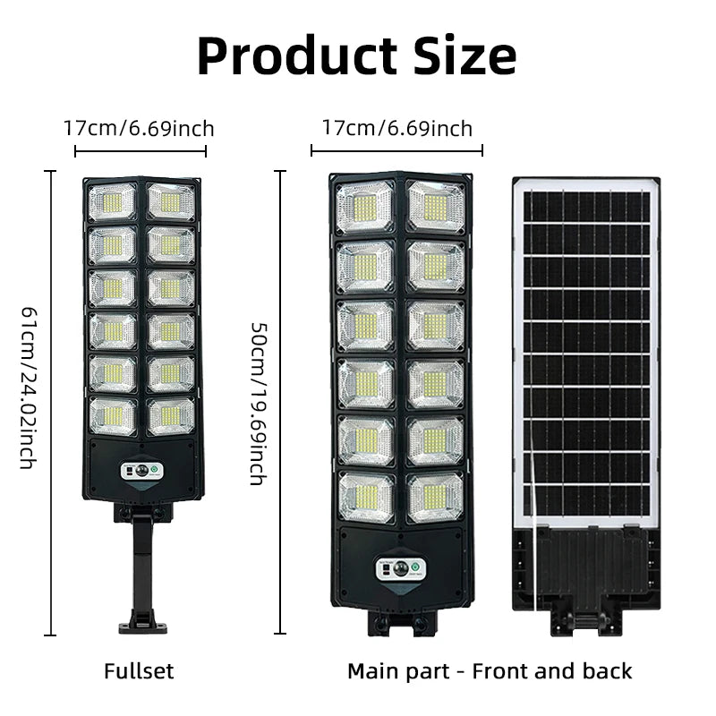300W Solar Street Light with Remote