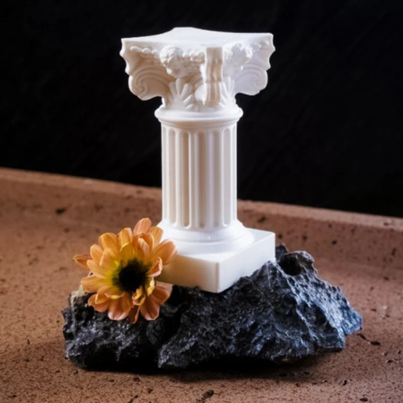 Roman Column Pedestal Candlestick