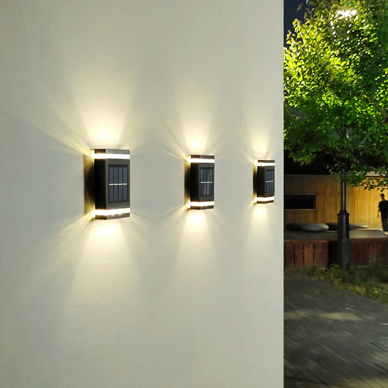 6 LED Solar Wall Washer Light