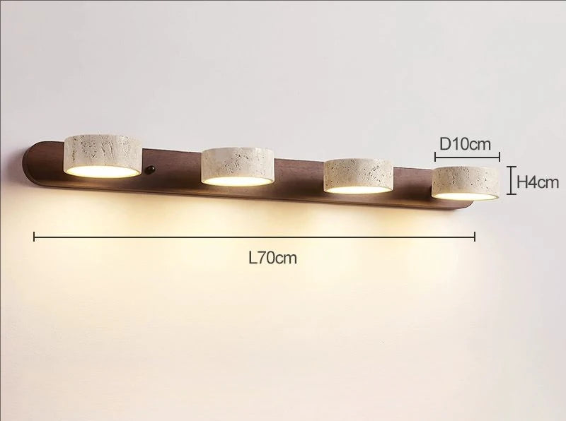 Travertine Stone Vanity Light