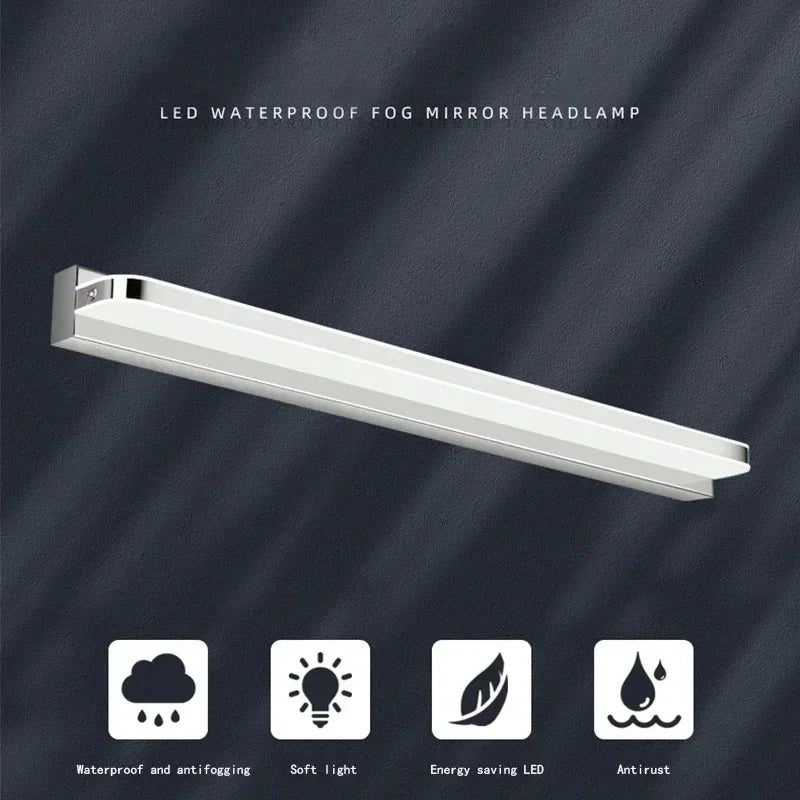 Frameless Waterproof Mirror Light