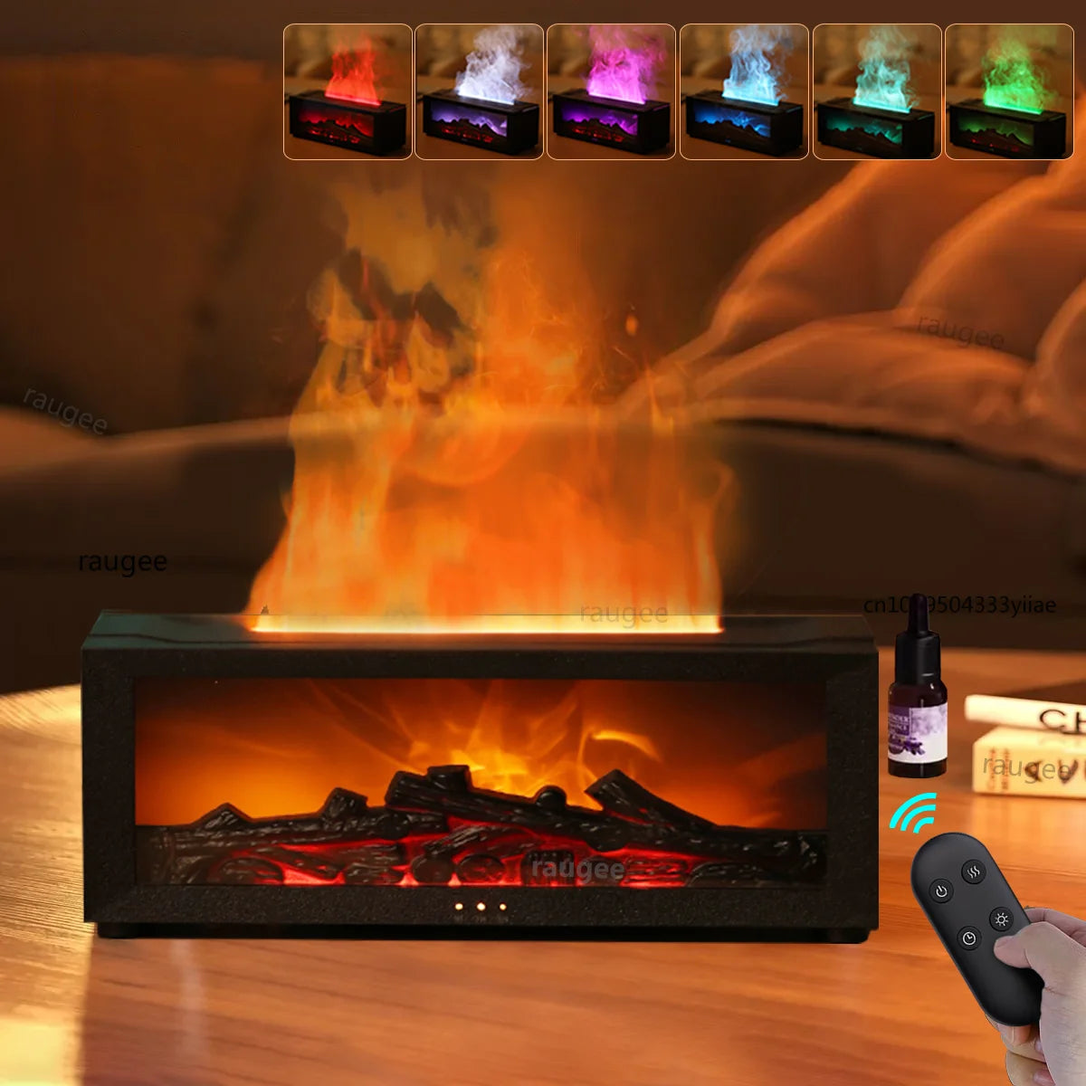 Air Aroma Humidifier Essential Oils Humidifier Flame Fragrance Diffuser