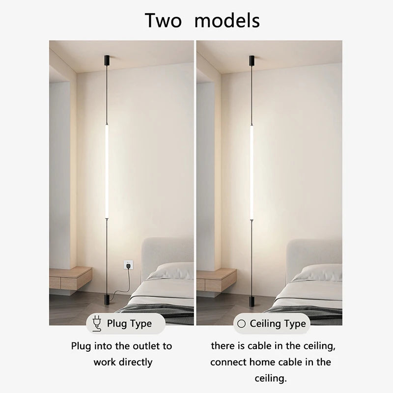 Italian Line Acrylic Floor Lamp