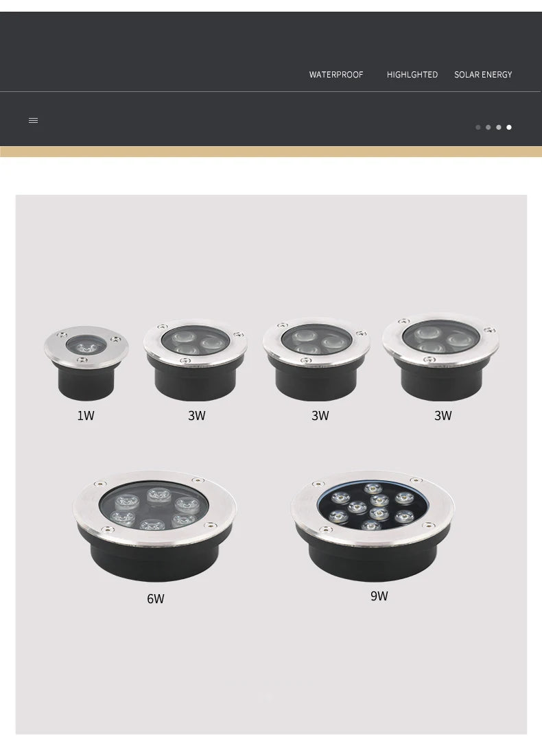 Slim Profile Inground Garden Light