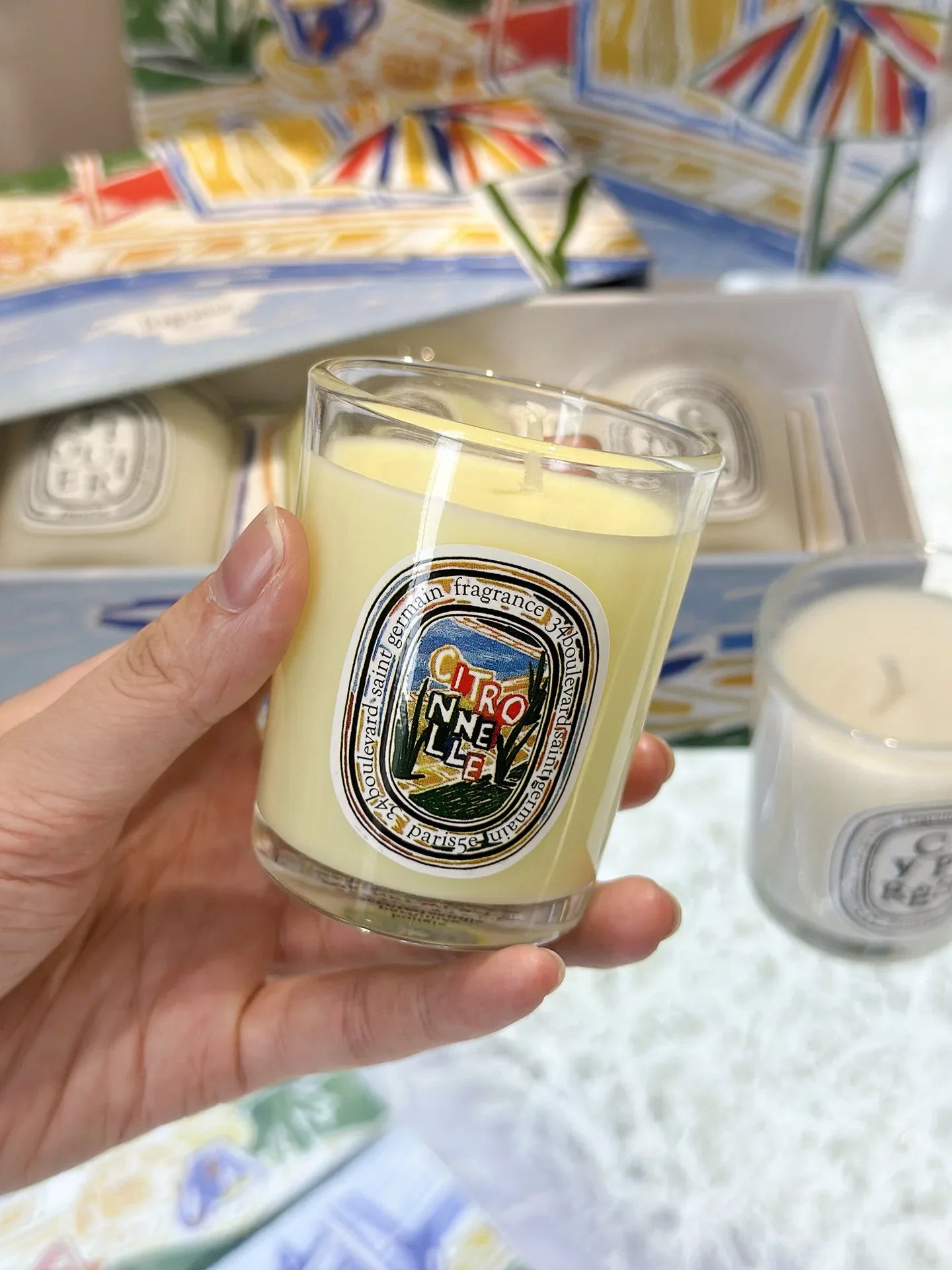 Aromatherapy Candle Natural Plant Scented Candles French Fragrance