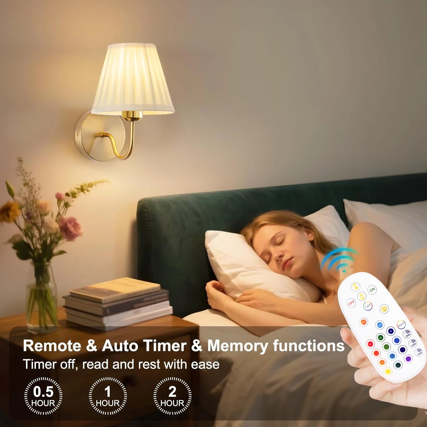 Wireless Colour Changing Wall Light