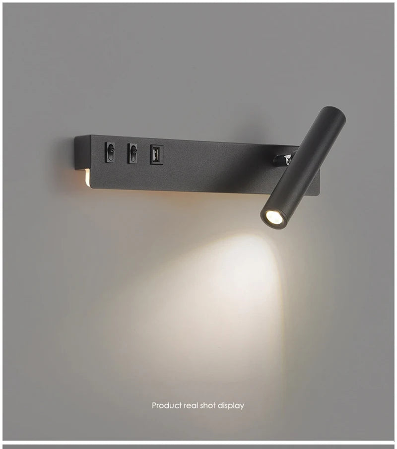 Bedside Reading Spot Wall Lamp