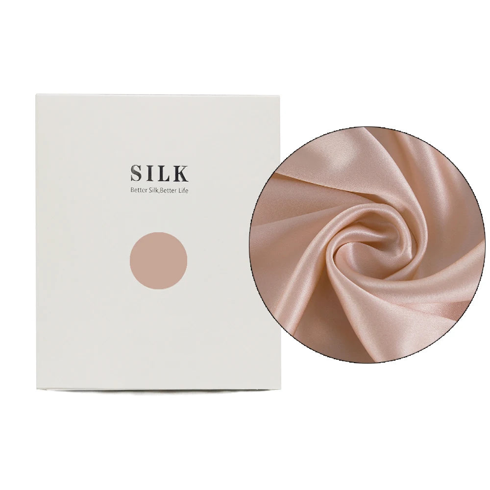 100% Natural Mulberry Silk Pillowcase with Hidden Zipper Double Sided