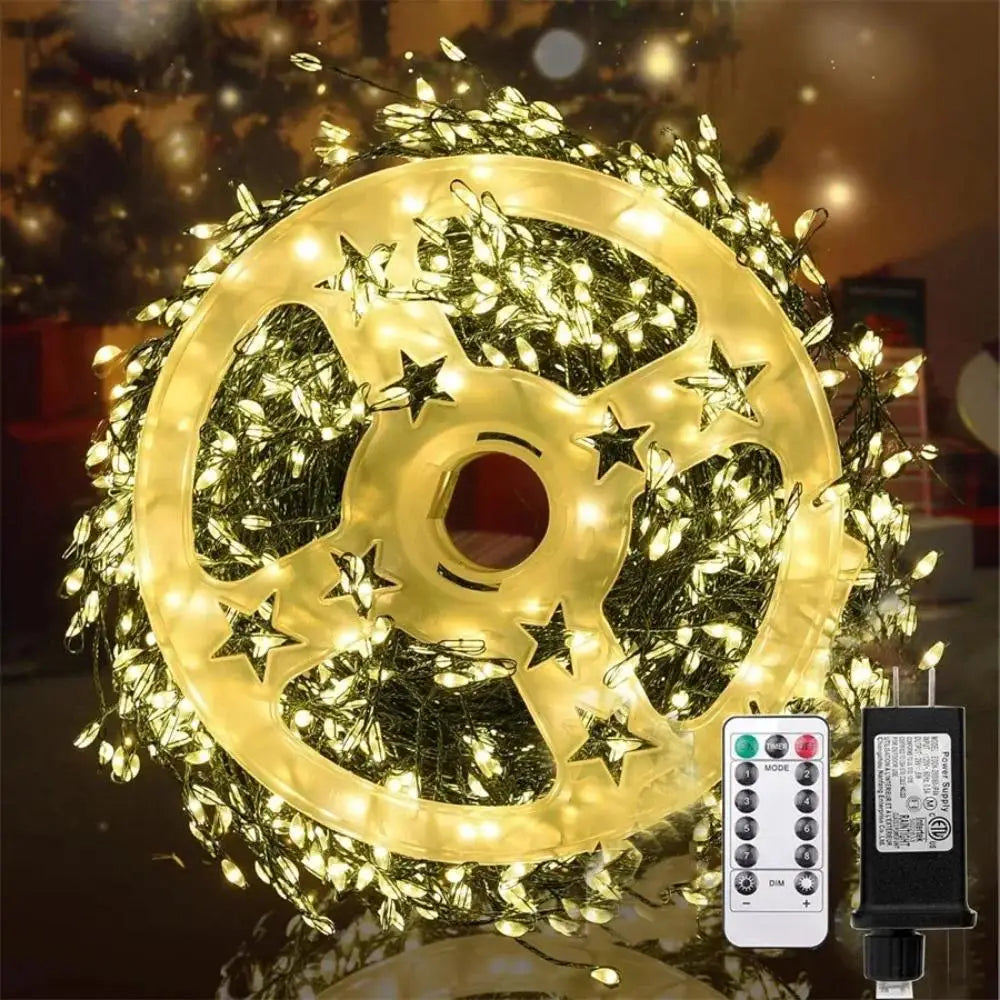 Cluster Firecracker Fairy String Lights