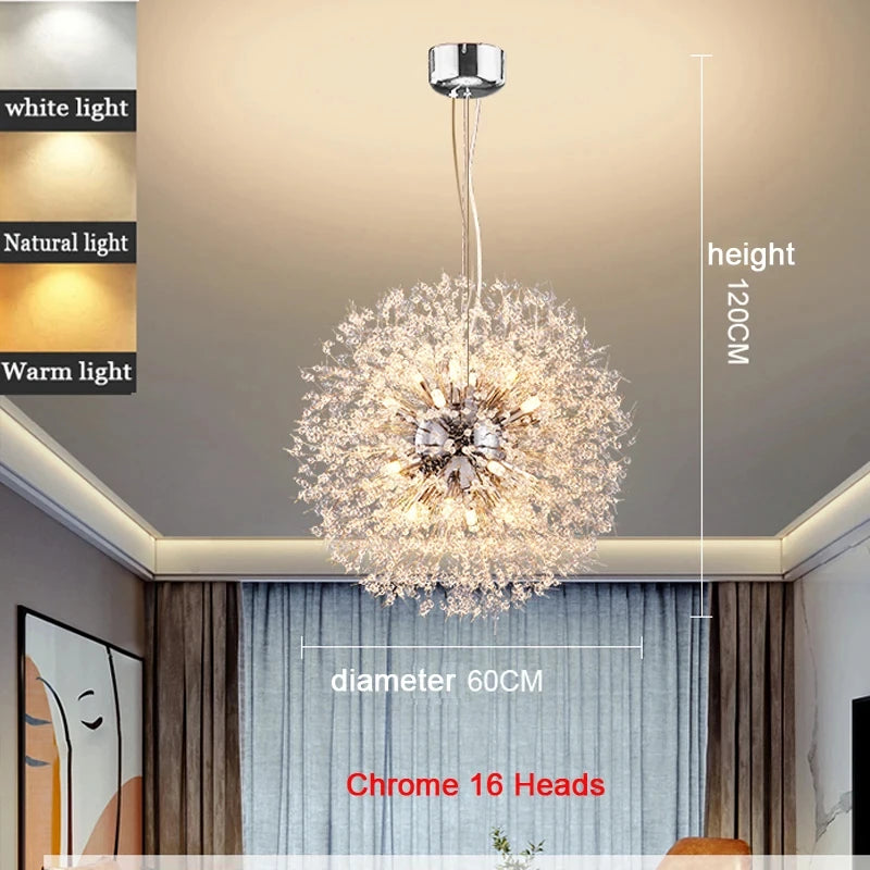 Dandelion LED Sputnik Pendant Light