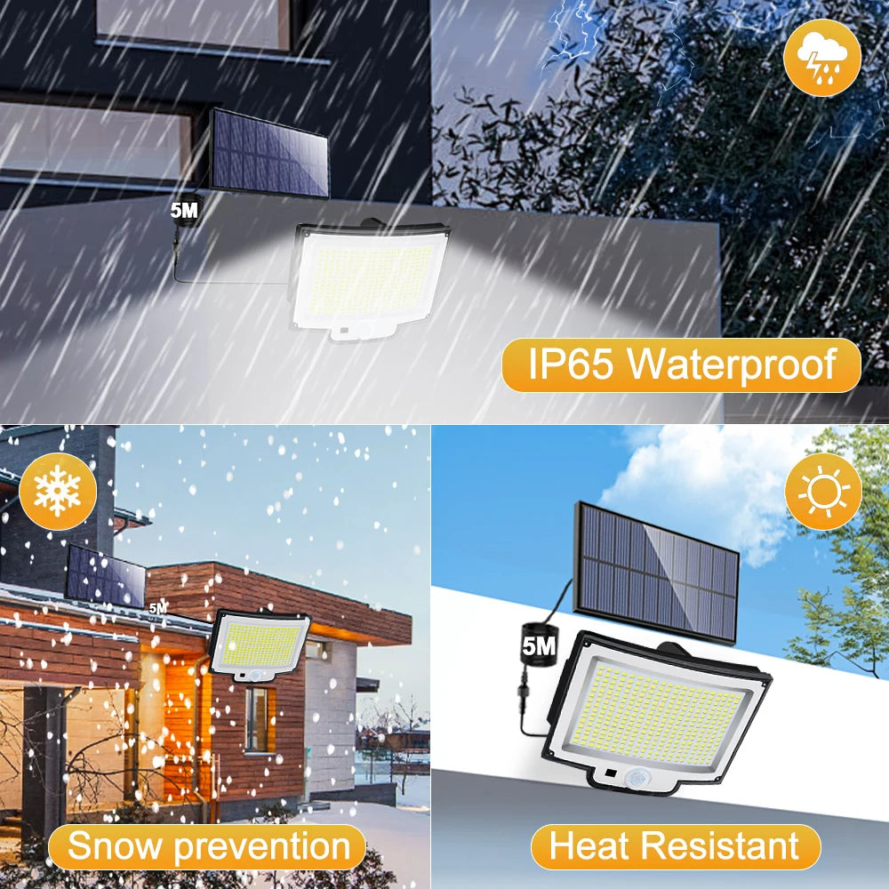 Solar Security Flood Light Motion Sensor