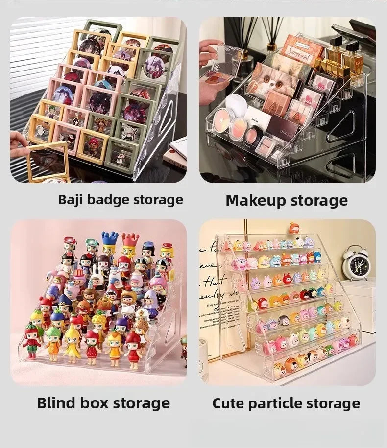 Clear Acrylic Ladder Display Shelf