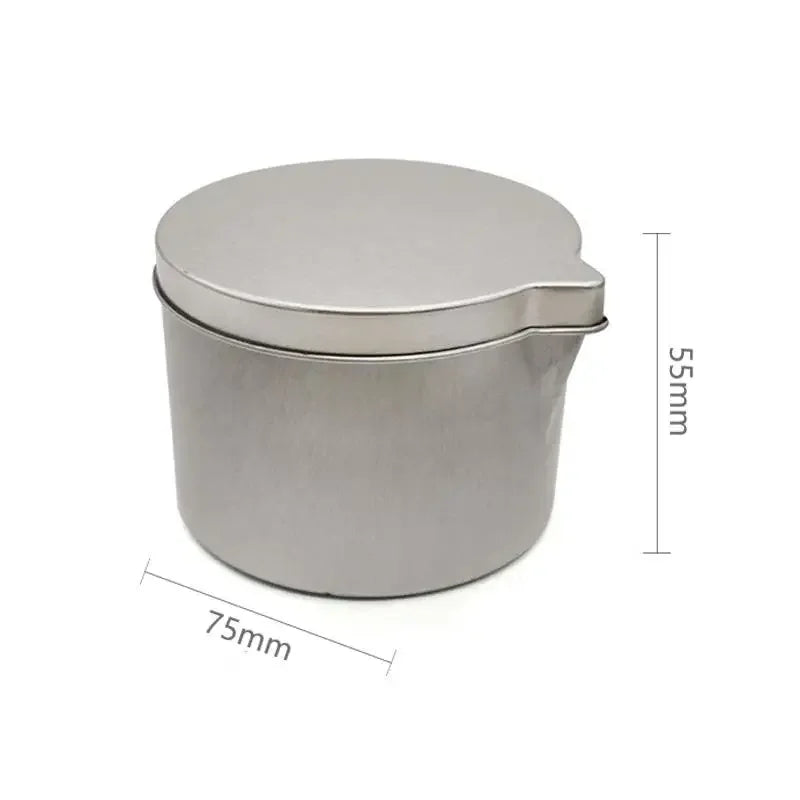 12pcs Tinplate Candle Jar With a Handy Spout Aromatherapy Massage Cream