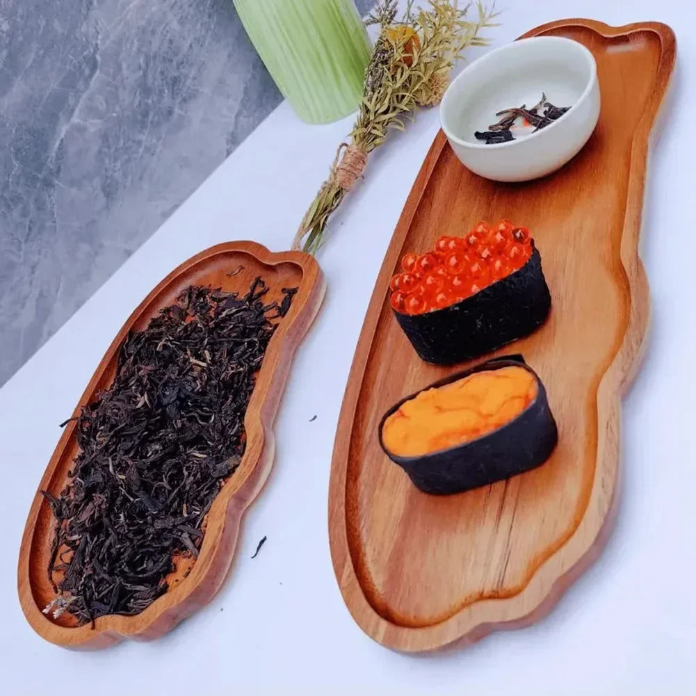Japanese Acacia Wood Serving Tray