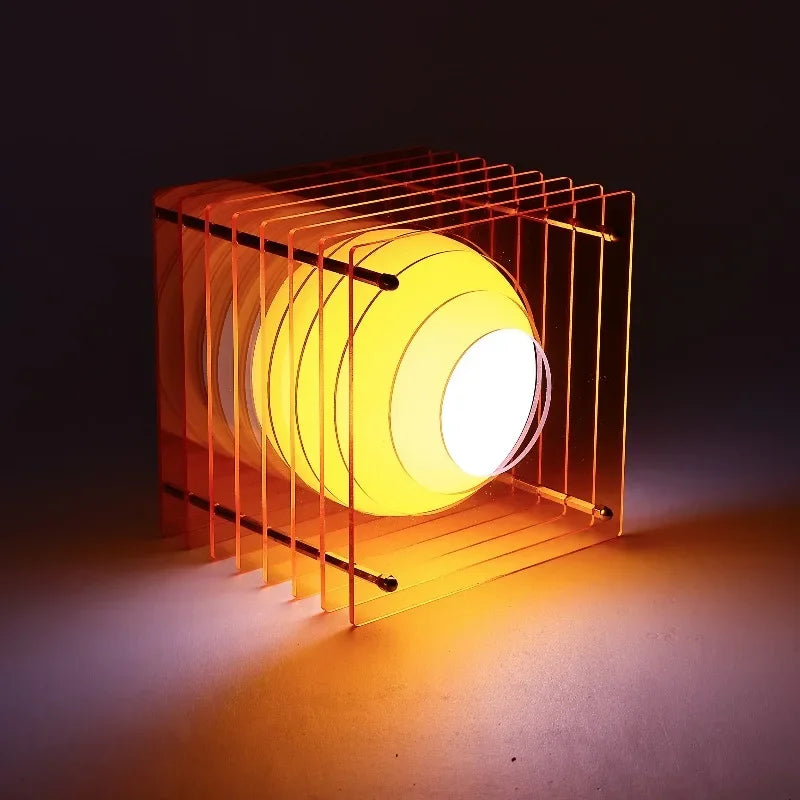 Acrylic Layered Moon Lamp