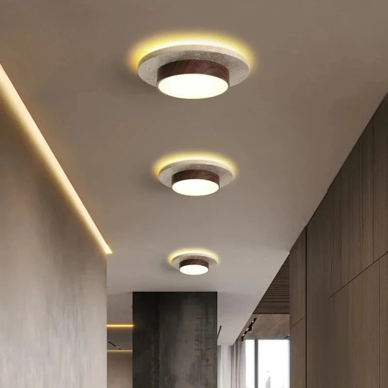 Wabi Sabi Stone Ceiling Light