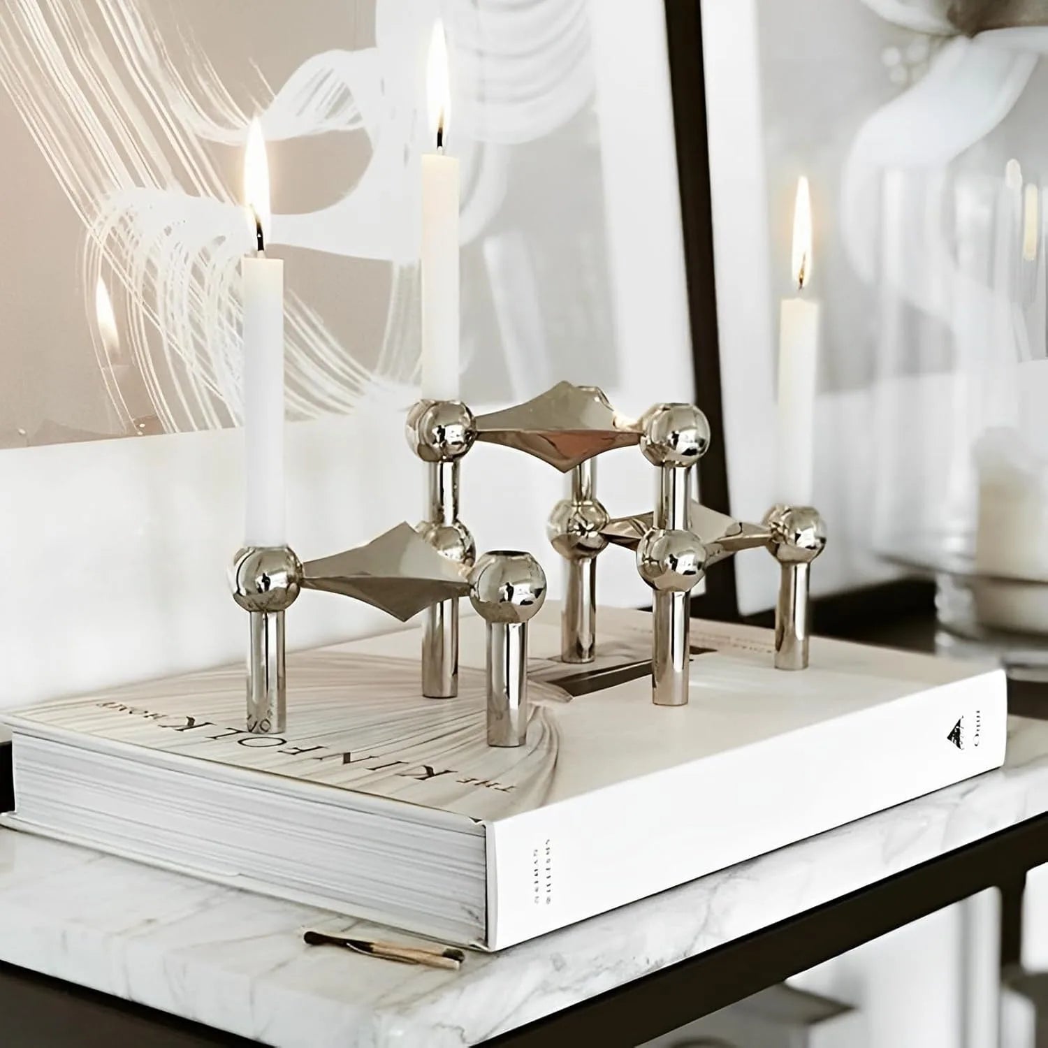 Stainless Steel Modular Candle Holder
