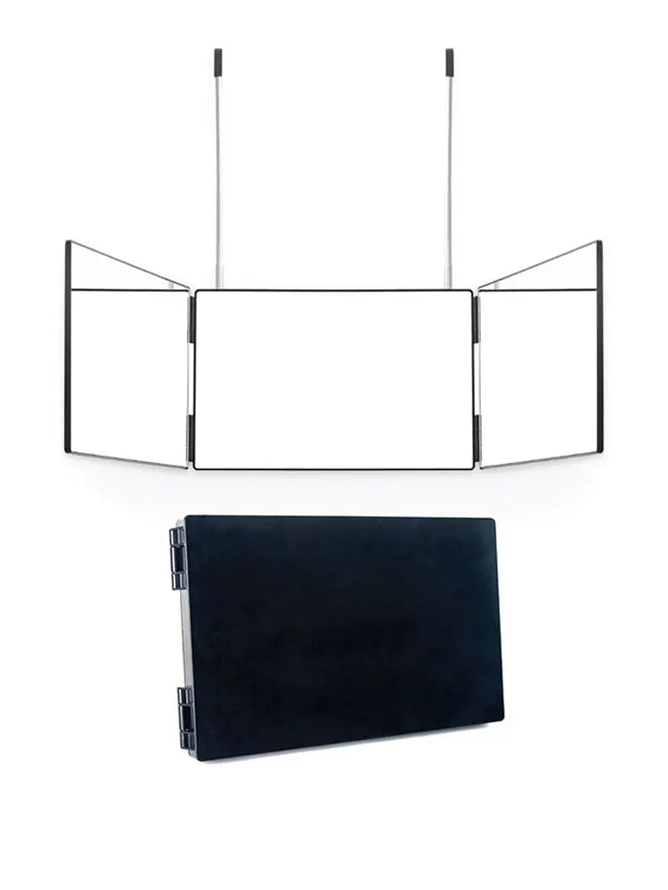 Trifold LED Makeup Mirror for Self Haircut