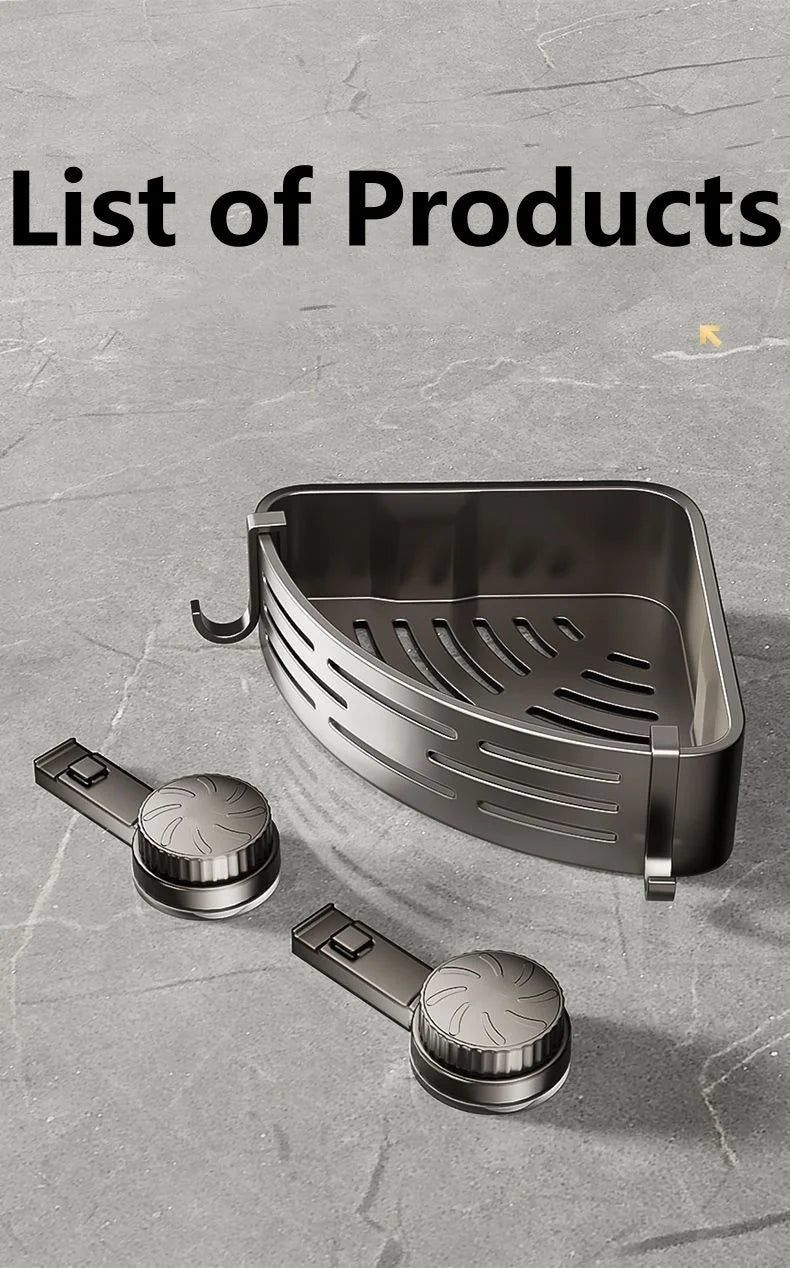Suction Cup Corner Shower Basket