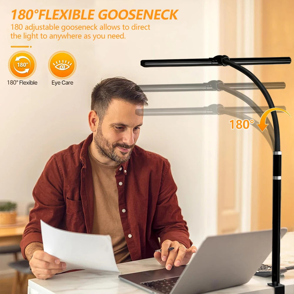 Eye-Care Metal Clip Lamp