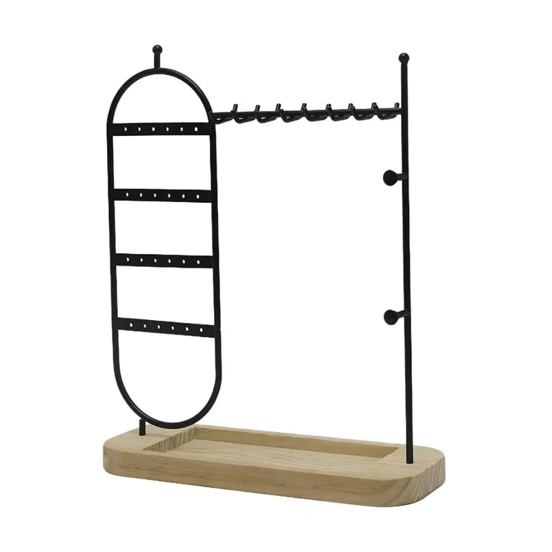 Solid Wood Jewelry Rack