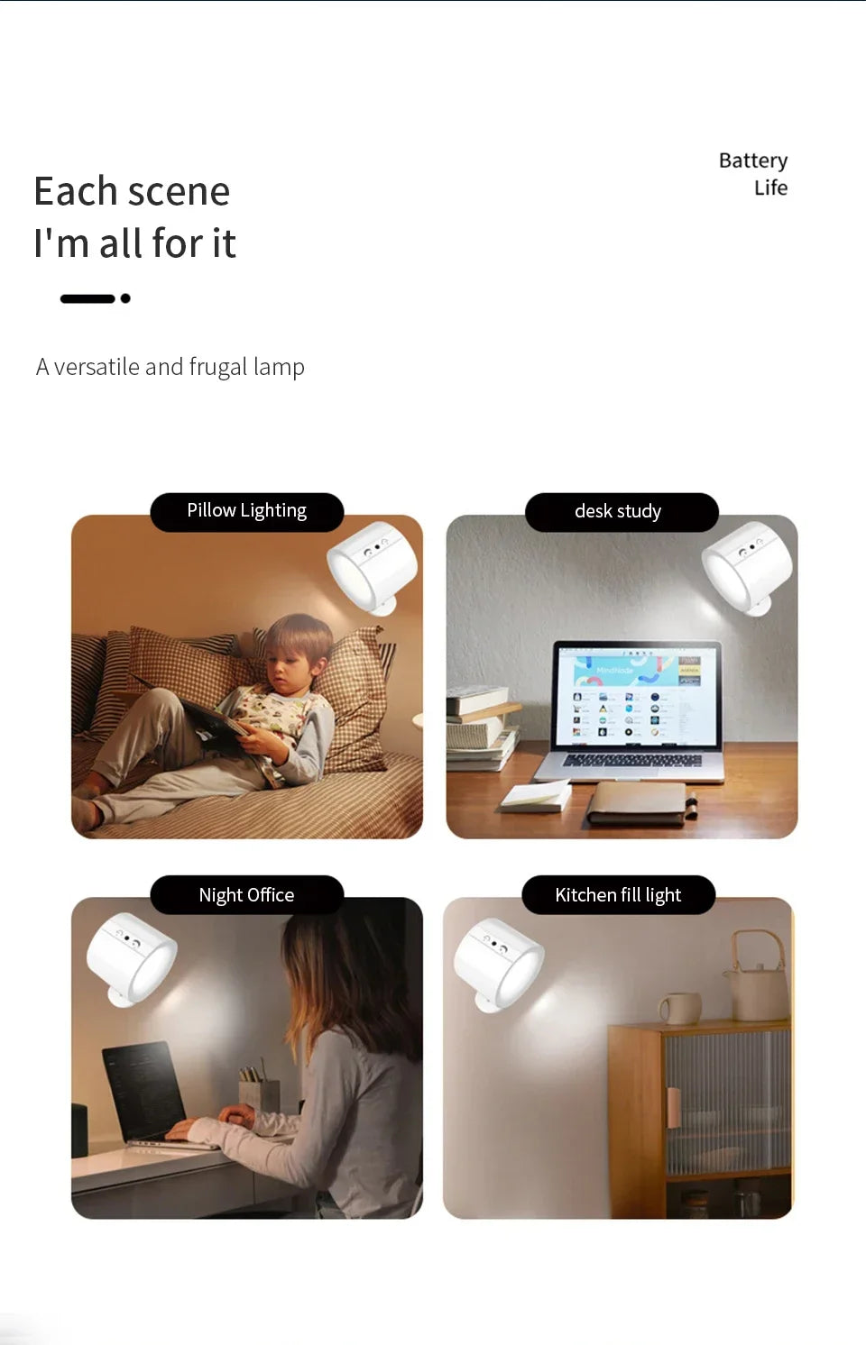 Mini Magnetic Dual Head Wall Light