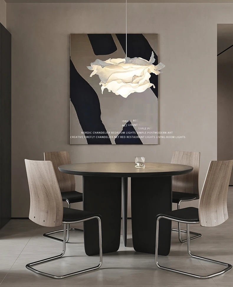 Minimalist Paper Pendant Chandelier