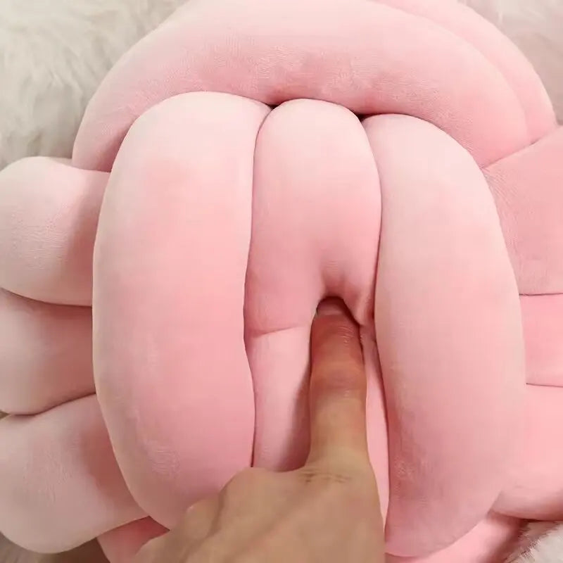 1pc Knot Pillow Ball Round Throw Pillow Home Decor Cushion Decorative