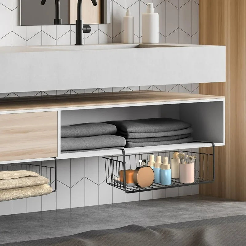Under Shelf Hanging Wire Storage Basket