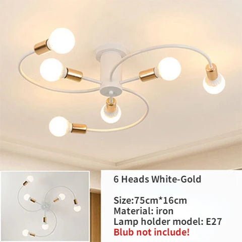 Modern Iron Ceiling Chandelier
