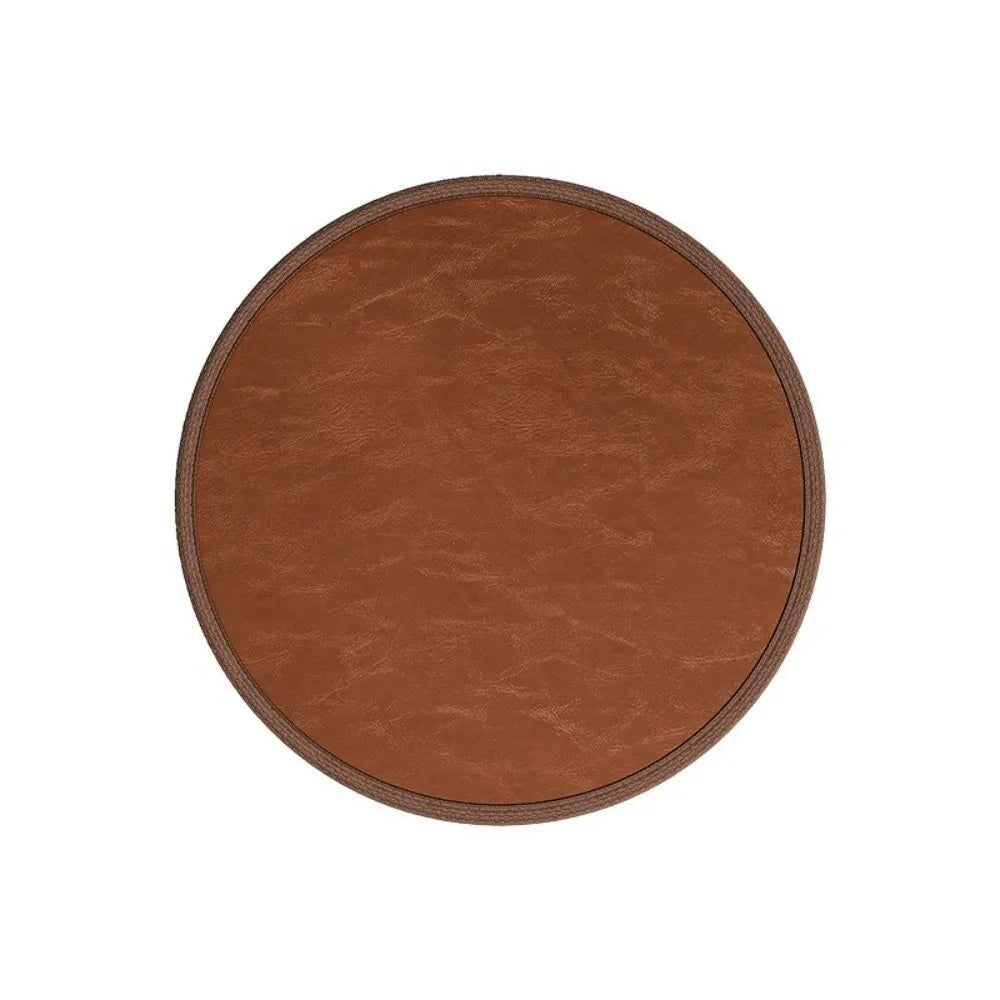 Round Waterproof Leather Seat Pad