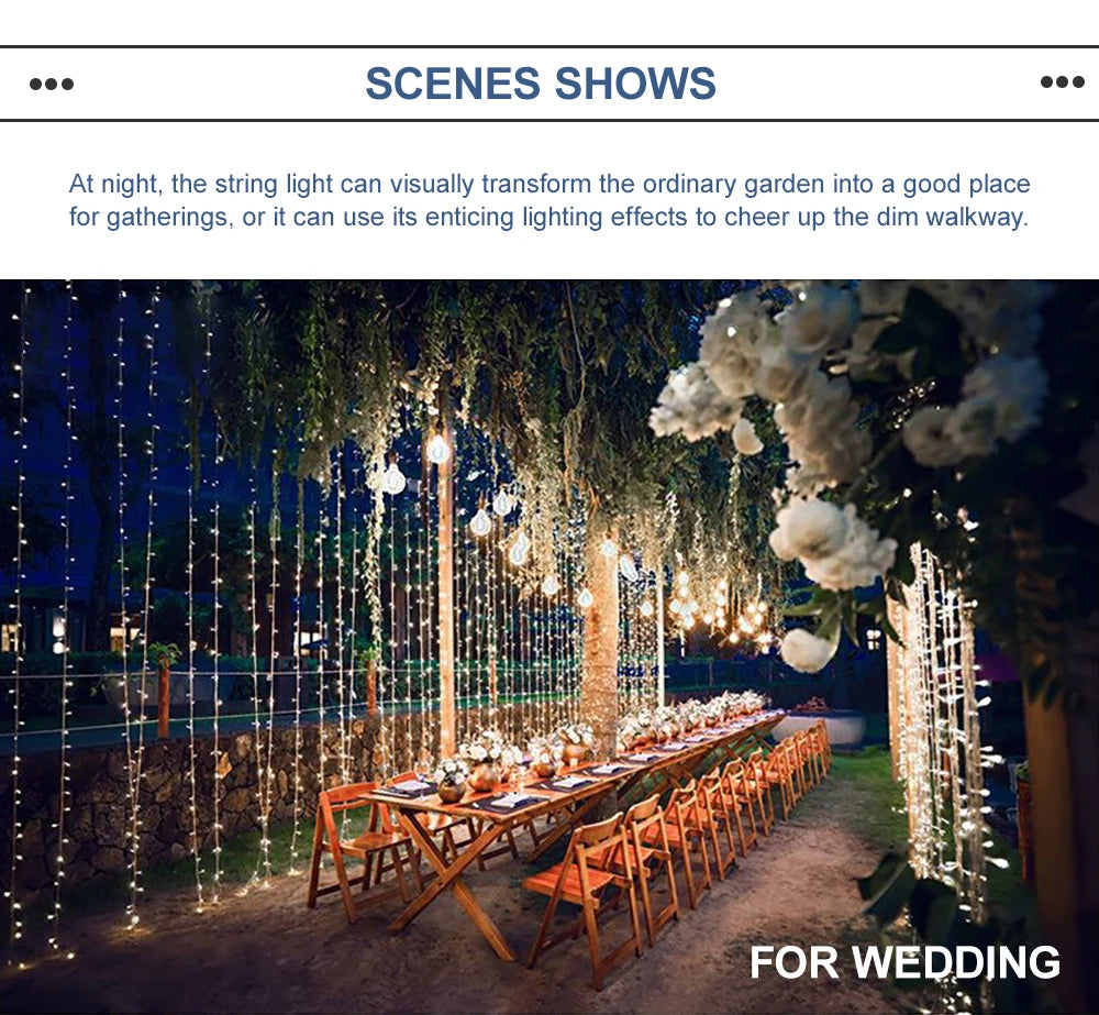 10M Fairy String Lights 100 LED