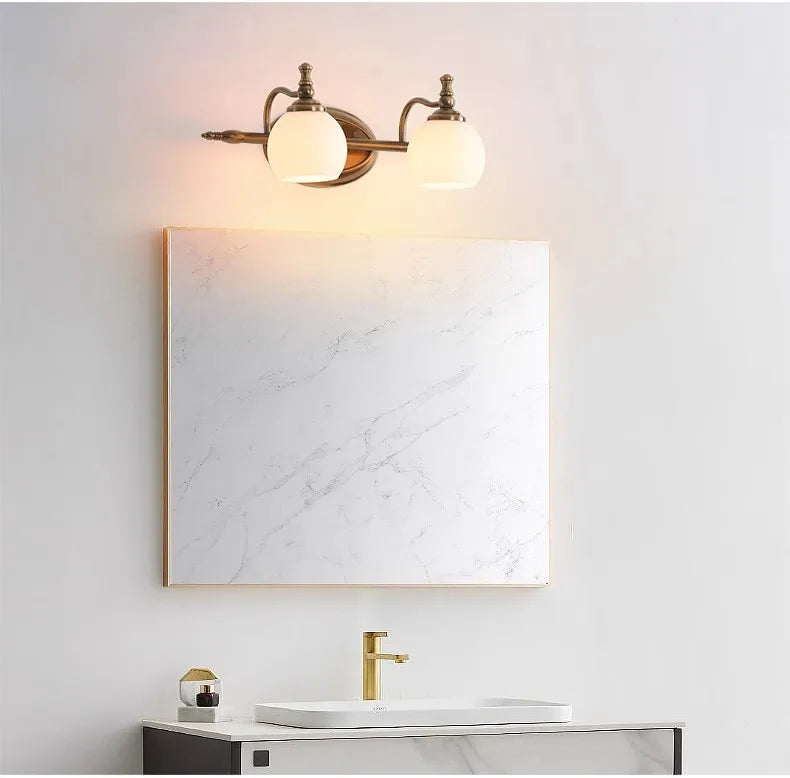 Vintage Bronze Vanity Wall Light