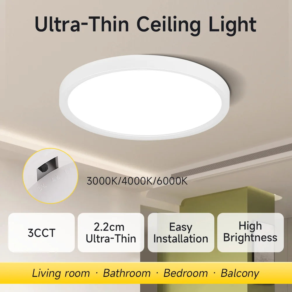 Slim Panel Modern Ceiling Chandelier